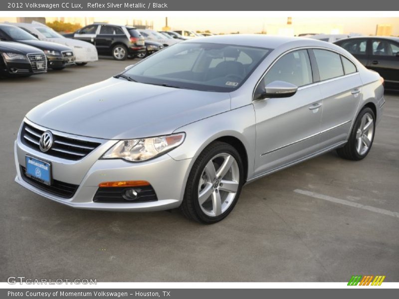 Reflex Silver Metallic / Black 2012 Volkswagen CC Lux