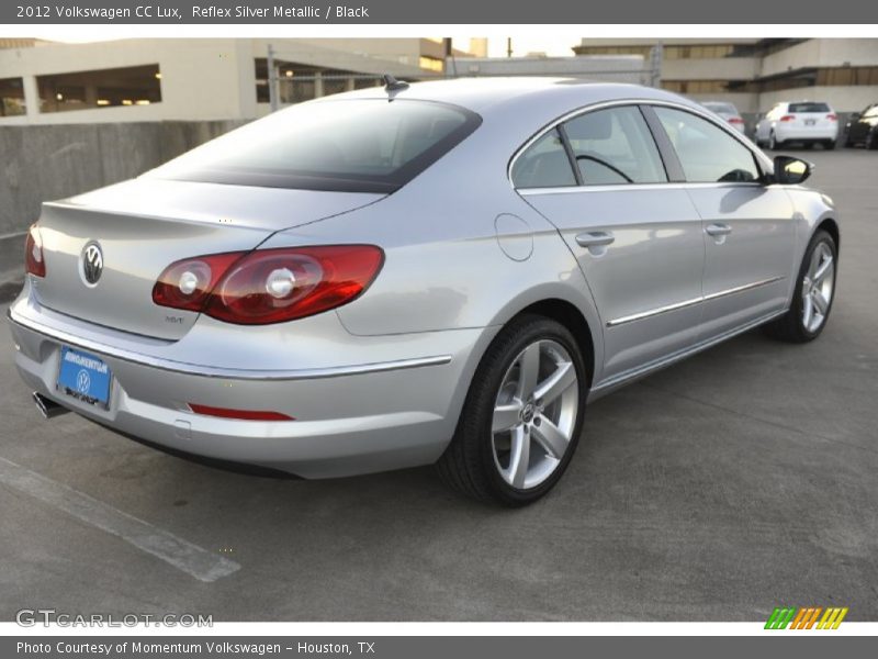 Reflex Silver Metallic / Black 2012 Volkswagen CC Lux