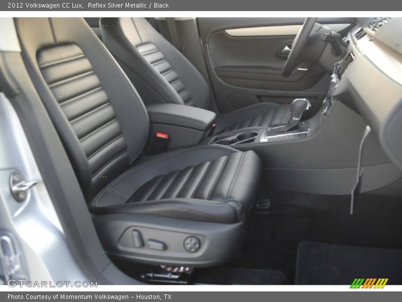 Reflex Silver Metallic / Black 2012 Volkswagen CC Lux