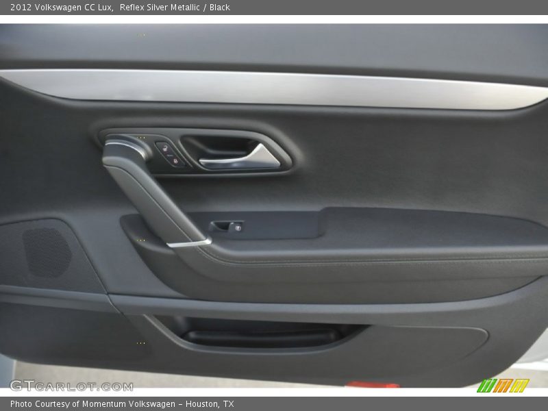 Reflex Silver Metallic / Black 2012 Volkswagen CC Lux