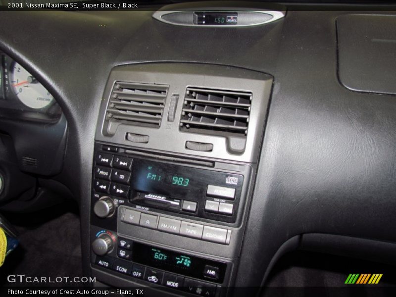 Super Black / Black 2001 Nissan Maxima SE
