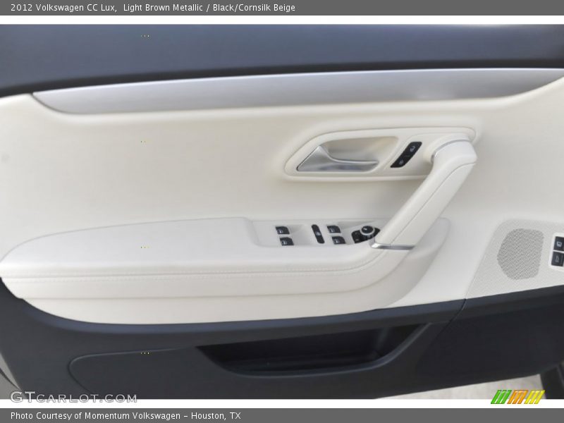 Light Brown Metallic / Black/Cornsilk Beige 2012 Volkswagen CC Lux
