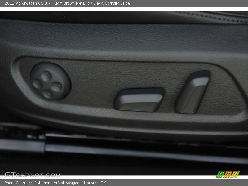 Light Brown Metallic / Black/Cornsilk Beige 2012 Volkswagen CC Lux