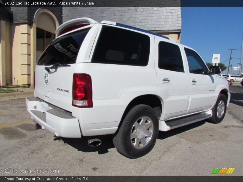 Aspen White / Shale 2002 Cadillac Escalade AWD