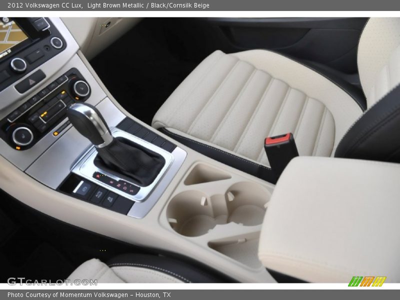 Light Brown Metallic / Black/Cornsilk Beige 2012 Volkswagen CC Lux