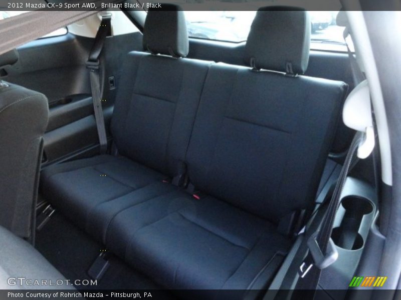 Brilliant Black / Black 2012 Mazda CX-9 Sport AWD