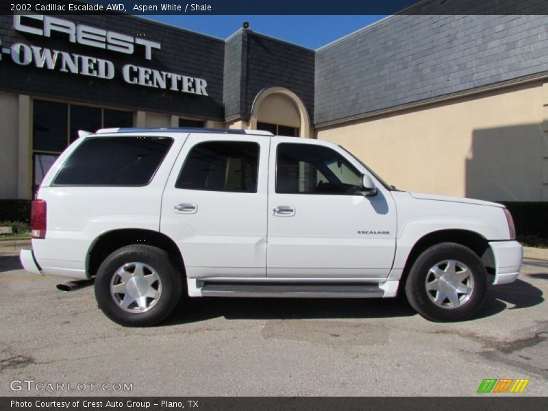 Aspen White / Shale 2002 Cadillac Escalade AWD