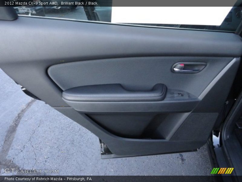 Brilliant Black / Black 2012 Mazda CX-9 Sport AWD