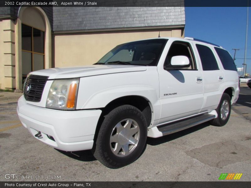 Aspen White / Shale 2002 Cadillac Escalade AWD
