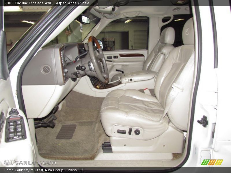 Aspen White / Shale 2002 Cadillac Escalade AWD