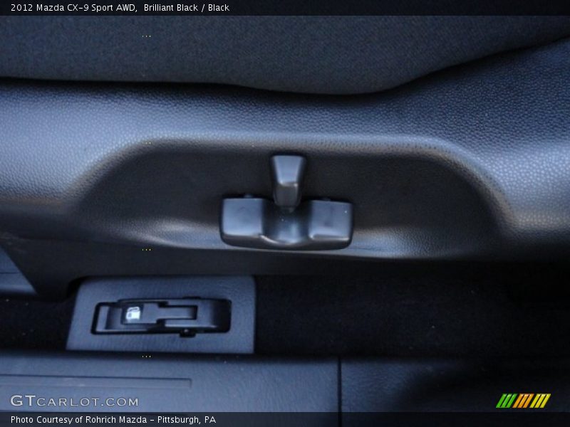 Brilliant Black / Black 2012 Mazda CX-9 Sport AWD