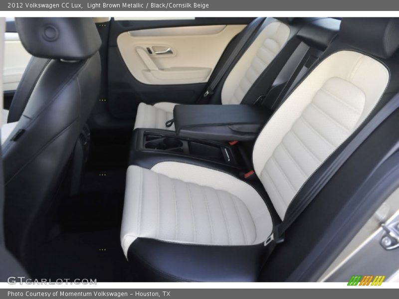 Light Brown Metallic / Black/Cornsilk Beige 2012 Volkswagen CC Lux