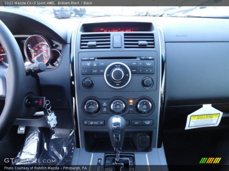 Brilliant Black / Black 2012 Mazda CX-9 Sport AWD