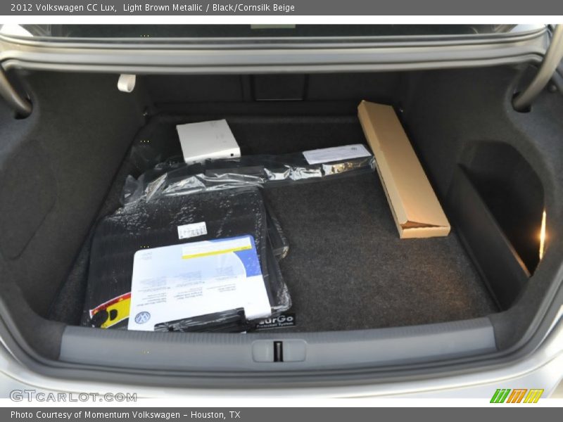 Light Brown Metallic / Black/Cornsilk Beige 2012 Volkswagen CC Lux