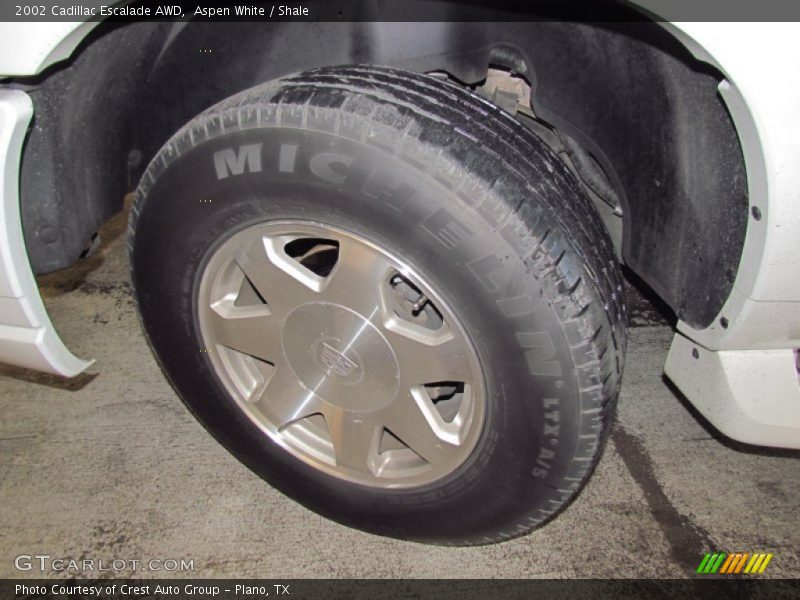 Aspen White / Shale 2002 Cadillac Escalade AWD