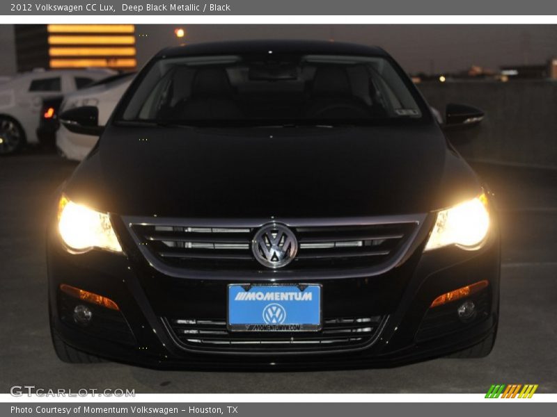 Deep Black Metallic / Black 2012 Volkswagen CC Lux