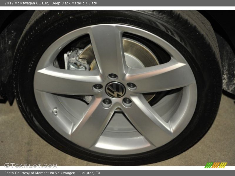 Deep Black Metallic / Black 2012 Volkswagen CC Lux