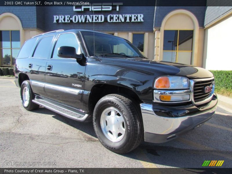 Onyx Black / Neutral/Shale 2003 GMC Yukon SLT