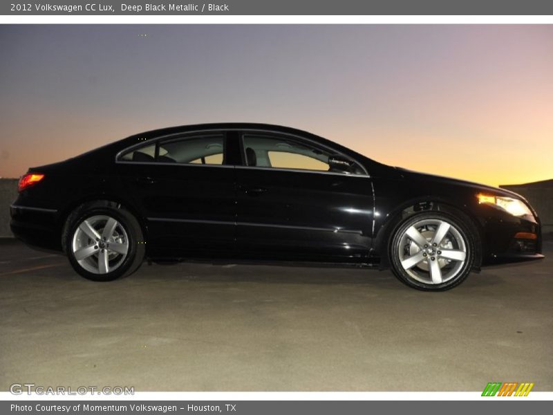 Deep Black Metallic / Black 2012 Volkswagen CC Lux