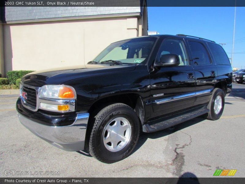 Onyx Black / Neutral/Shale 2003 GMC Yukon SLT