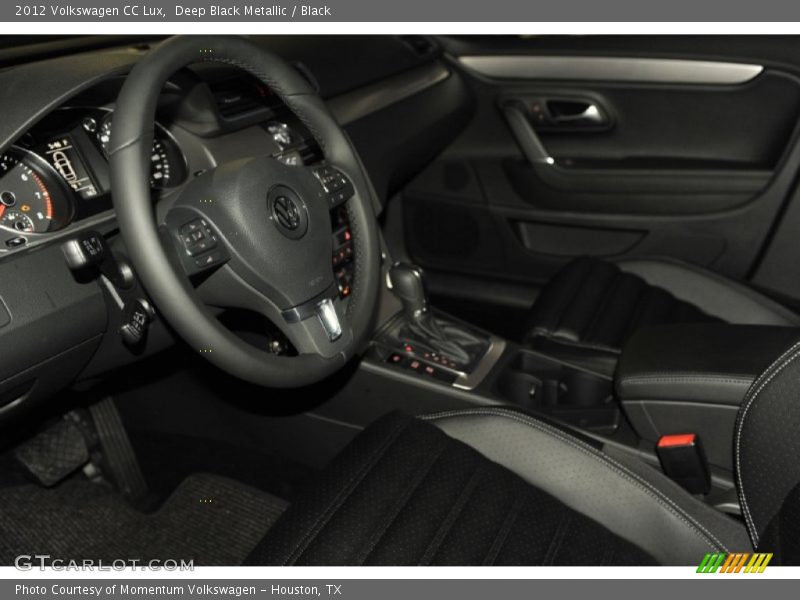 Deep Black Metallic / Black 2012 Volkswagen CC Lux