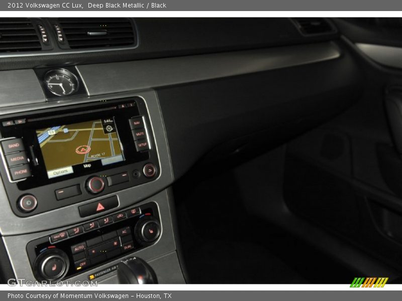 Deep Black Metallic / Black 2012 Volkswagen CC Lux