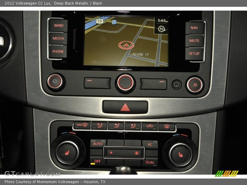 Deep Black Metallic / Black 2012 Volkswagen CC Lux