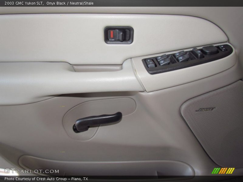 Onyx Black / Neutral/Shale 2003 GMC Yukon SLT