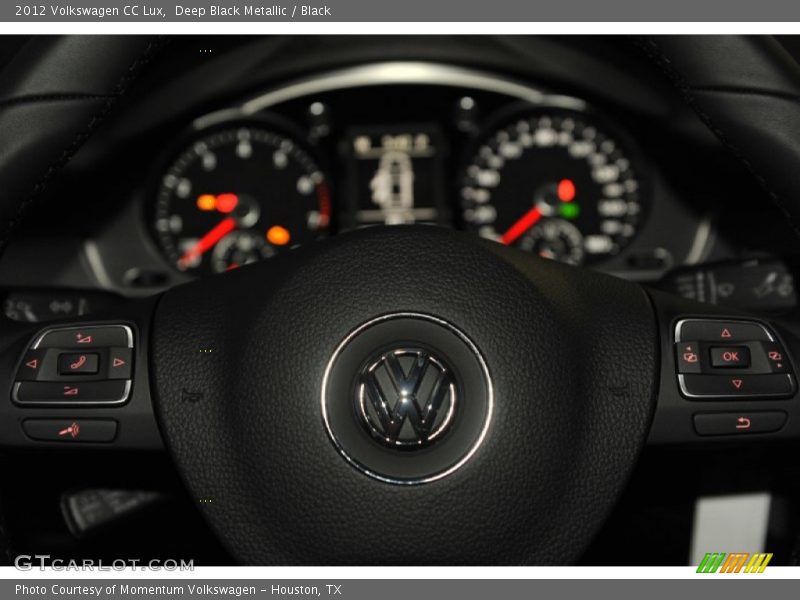 Deep Black Metallic / Black 2012 Volkswagen CC Lux