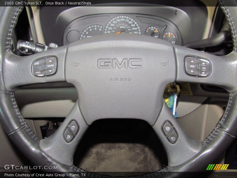 Onyx Black / Neutral/Shale 2003 GMC Yukon SLT