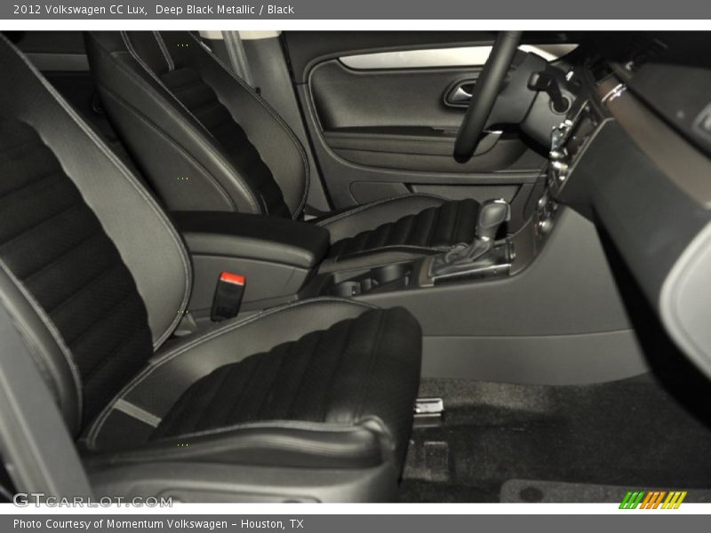 Deep Black Metallic / Black 2012 Volkswagen CC Lux