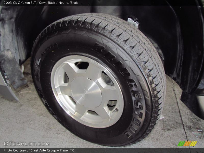 Onyx Black / Neutral/Shale 2003 GMC Yukon SLT