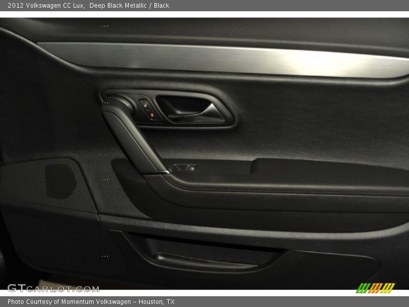 Deep Black Metallic / Black 2012 Volkswagen CC Lux