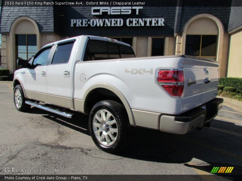 Oxford White / Chapparal Leather 2010 Ford F150 King Ranch SuperCrew 4x4