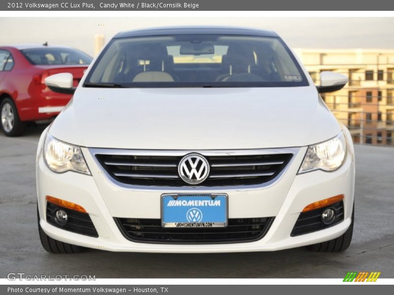 Candy White / Black/Cornsilk Beige 2012 Volkswagen CC Lux Plus