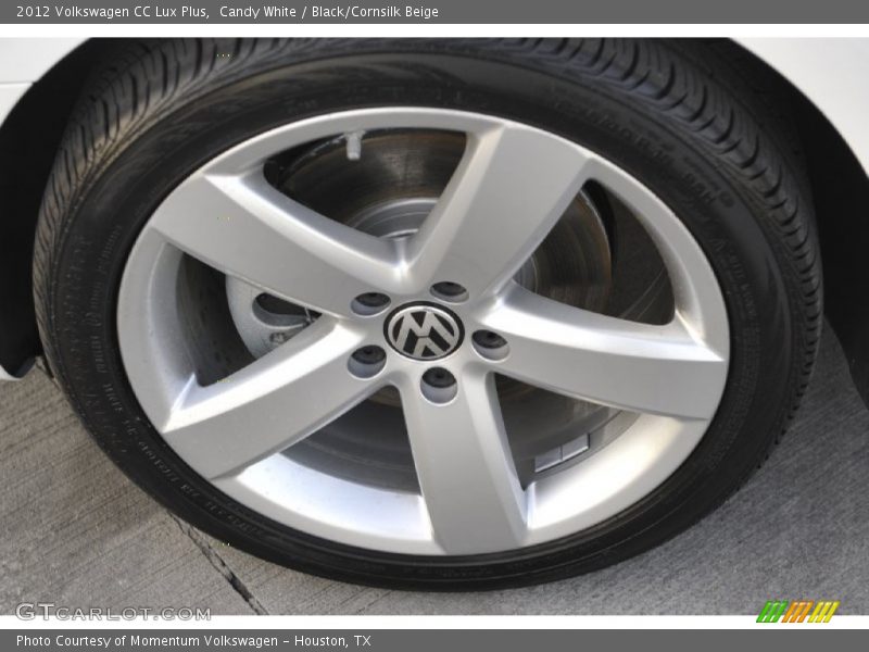 Candy White / Black/Cornsilk Beige 2012 Volkswagen CC Lux Plus