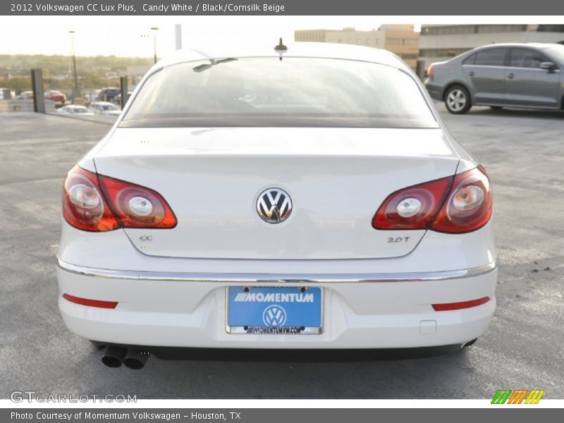 Candy White / Black/Cornsilk Beige 2012 Volkswagen CC Lux Plus