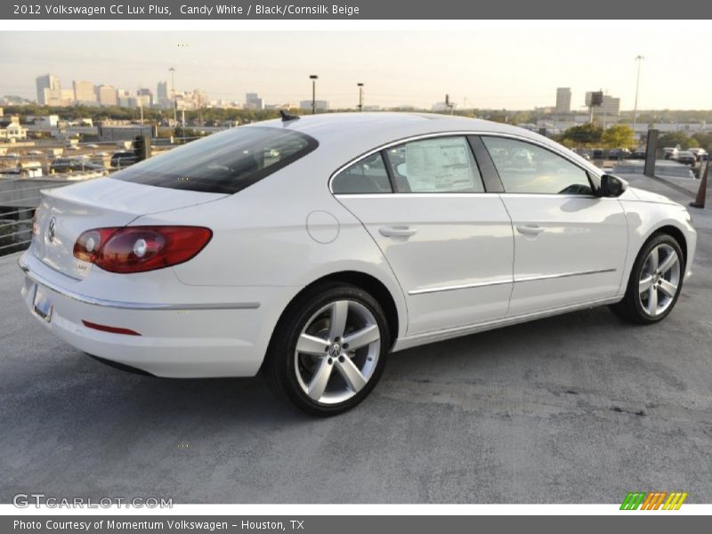 Candy White / Black/Cornsilk Beige 2012 Volkswagen CC Lux Plus
