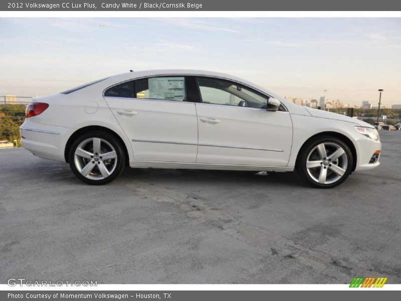 Candy White / Black/Cornsilk Beige 2012 Volkswagen CC Lux Plus