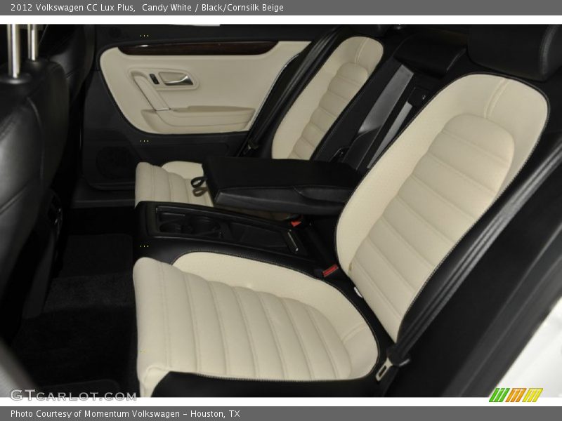 Candy White / Black/Cornsilk Beige 2012 Volkswagen CC Lux Plus