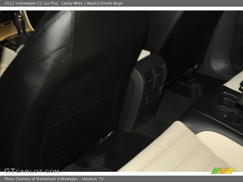 Candy White / Black/Cornsilk Beige 2012 Volkswagen CC Lux Plus