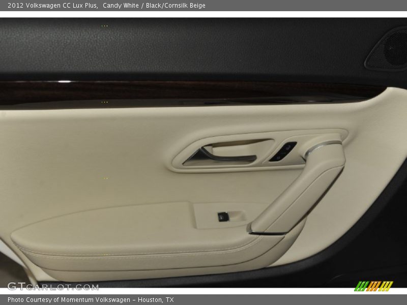Candy White / Black/Cornsilk Beige 2012 Volkswagen CC Lux Plus
