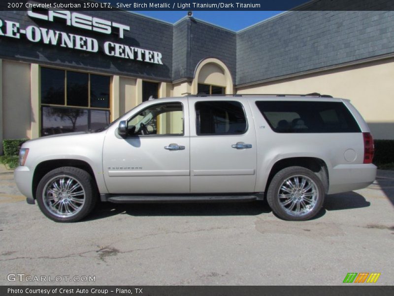 Silver Birch Metallic / Light Titanium/Dark Titanium 2007 Chevrolet Suburban 1500 LTZ