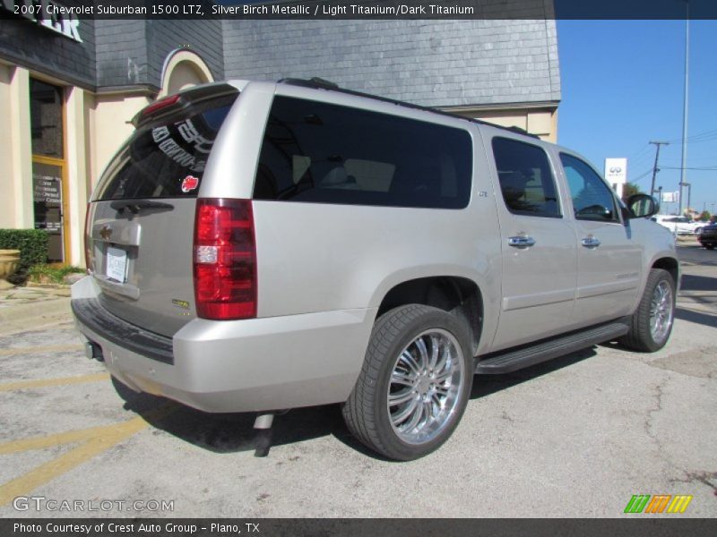 Silver Birch Metallic / Light Titanium/Dark Titanium 2007 Chevrolet Suburban 1500 LTZ