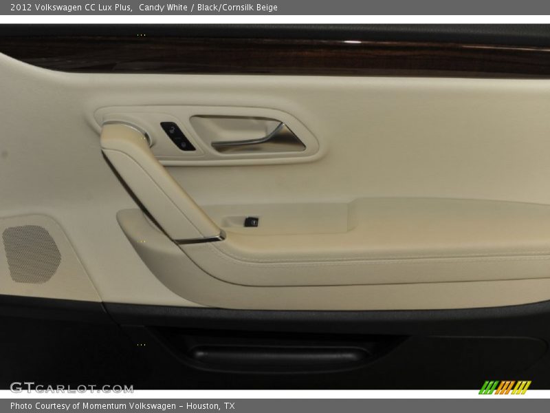 Candy White / Black/Cornsilk Beige 2012 Volkswagen CC Lux Plus