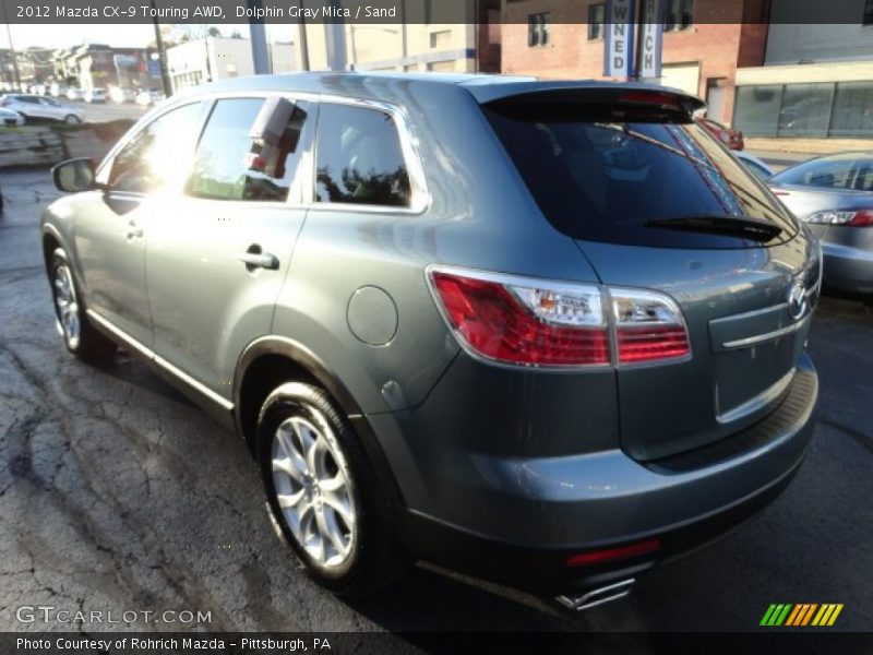 Dolphin Gray Mica / Sand 2012 Mazda CX-9 Touring AWD