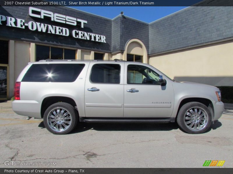 Silver Birch Metallic / Light Titanium/Dark Titanium 2007 Chevrolet Suburban 1500 LTZ