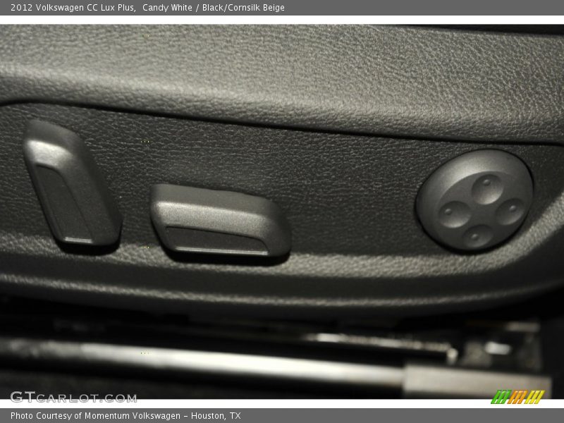 Candy White / Black/Cornsilk Beige 2012 Volkswagen CC Lux Plus