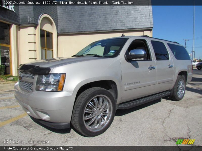 Silver Birch Metallic / Light Titanium/Dark Titanium 2007 Chevrolet Suburban 1500 LTZ