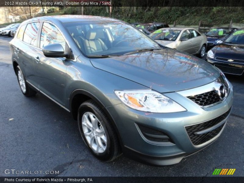 Dolphin Gray Mica / Sand 2012 Mazda CX-9 Touring AWD